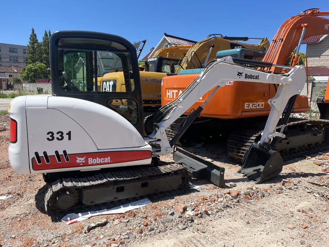 Used Mini Excavator Bobcat 331 Small Used Post Hole Diggers Second Hand Diggers