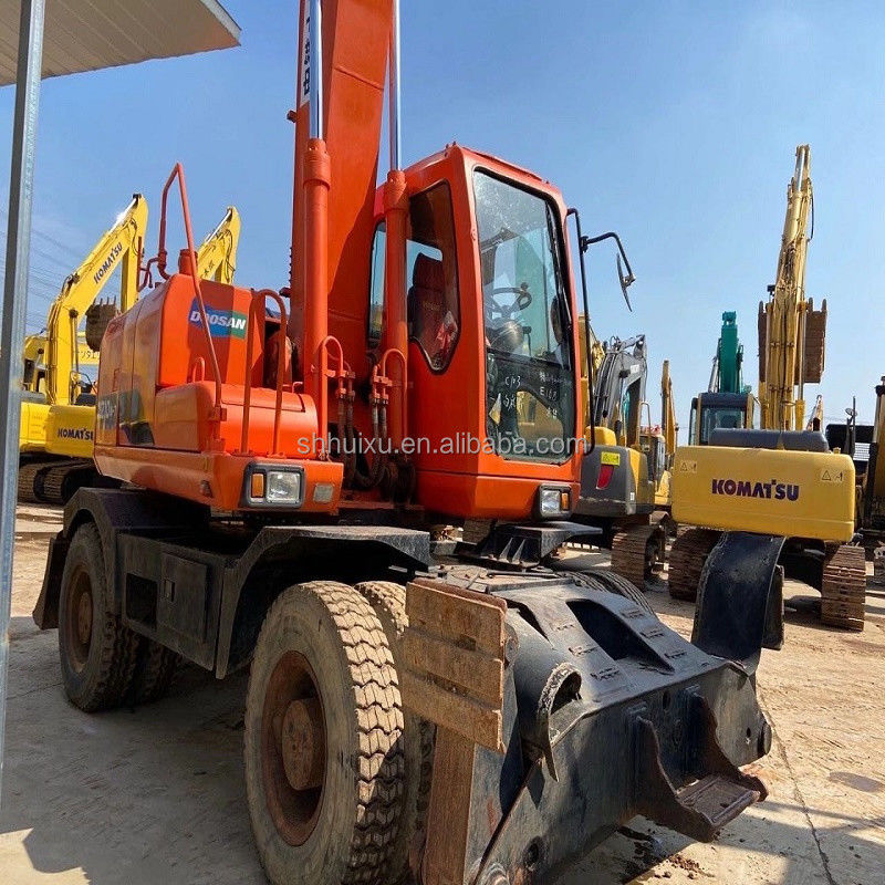 Second hand Quality DOOSAN 210W excavator with low price for sale/Used hydraulic crawler Doosan 210W digger excavator