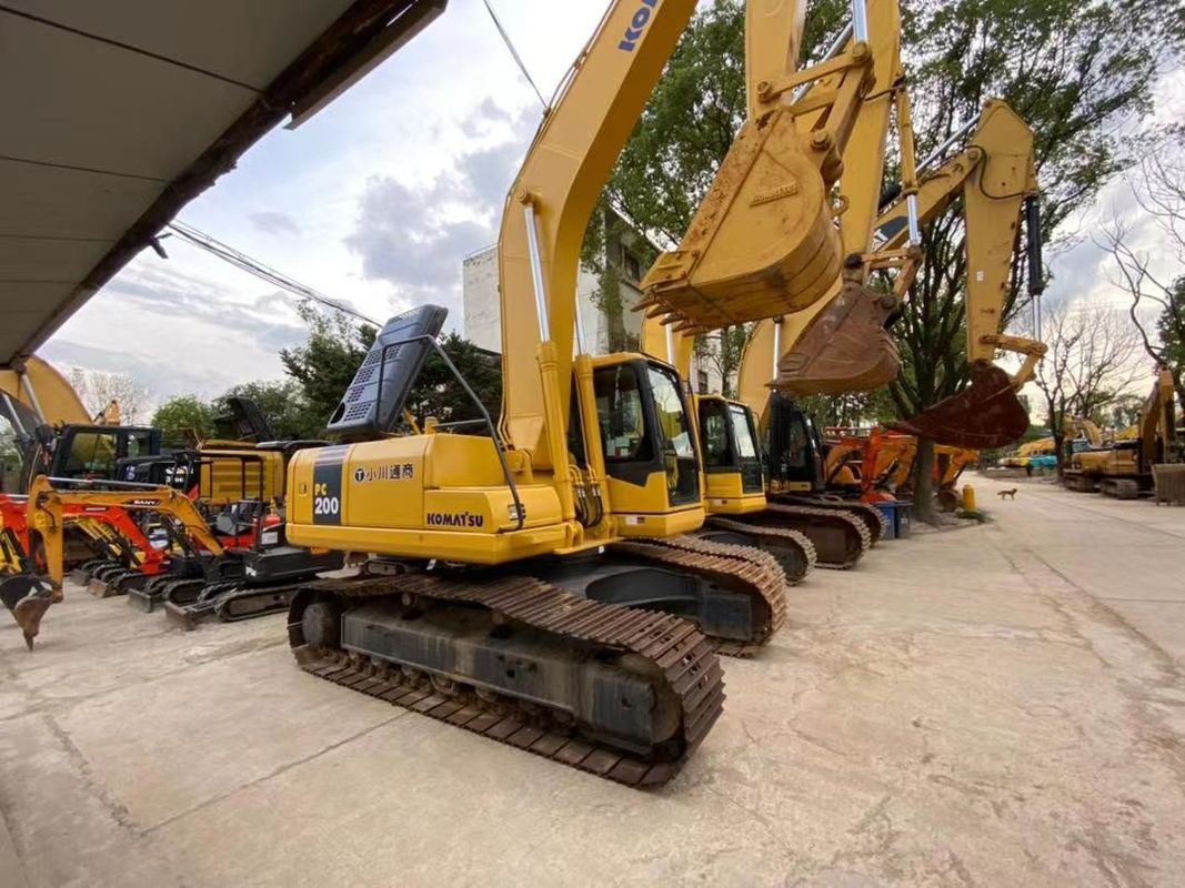 Used komatsu pc200-7  pc200-7 crawler excavator 20 ton excavator  in stock for sale