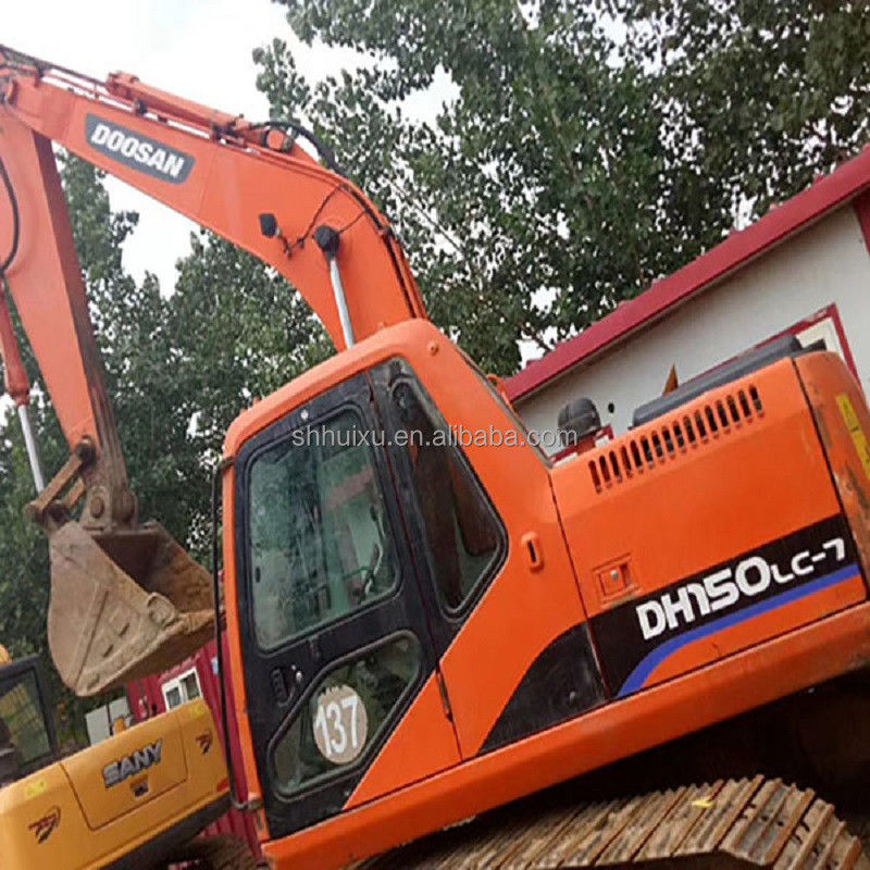 Used hydraulic crawler digging machine Doosan DH150/Second hand Quality DOOSAN DH150 excavator with low price for sale