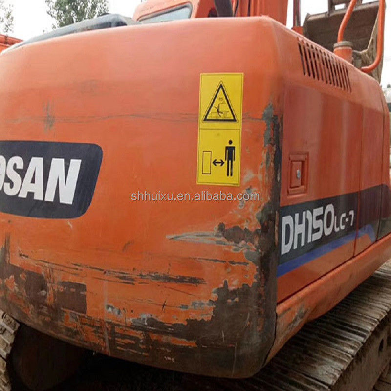 Used hydraulic crawler digging machine Doosan DH150/Second hand Quality DOOSAN DH150 excavator with low price for sale