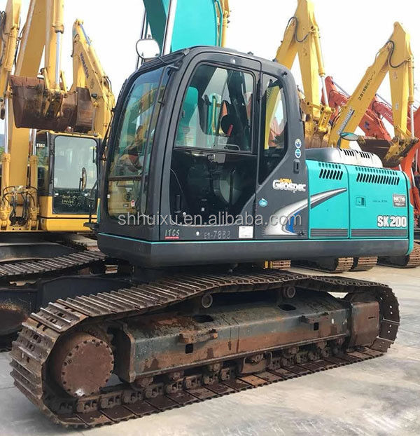 Kobelco SK200 Best selling second hand crawler excavator Kobelco SK200/Used good quality digging machine Kobelco SK200 for sale