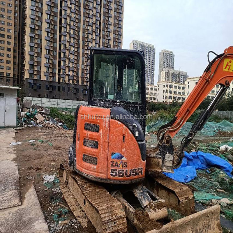 Hitachi in stock Used Hitachi EX55 mini excavator for sale second hand hitachi mini digger EX55 in good condition