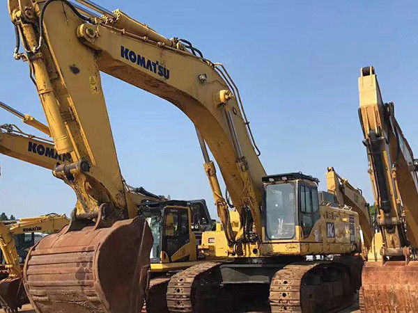 excavator used komatsu PC850 excavator change rock arm crushing hammer Komatsu Excavator
