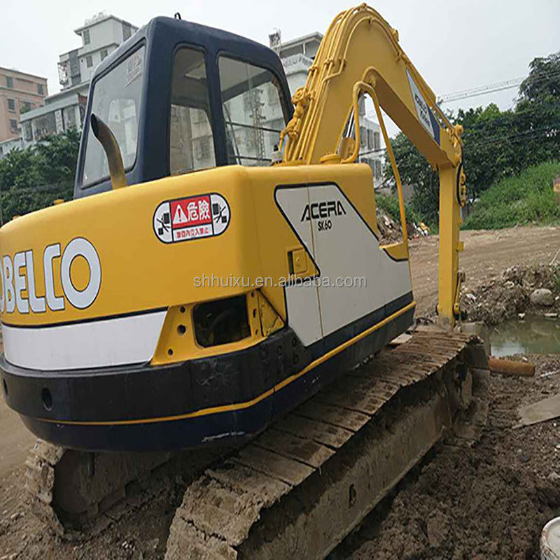 Used hydraulic crawler excavator Kobelco60-3, mini second hand high quality excavator KOBELCO60-3 cheap price