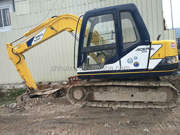 Used hydraulic crawler excavator Kobelco60-3, mini second hand high quality excavator KOBELCO60-3 cheap price