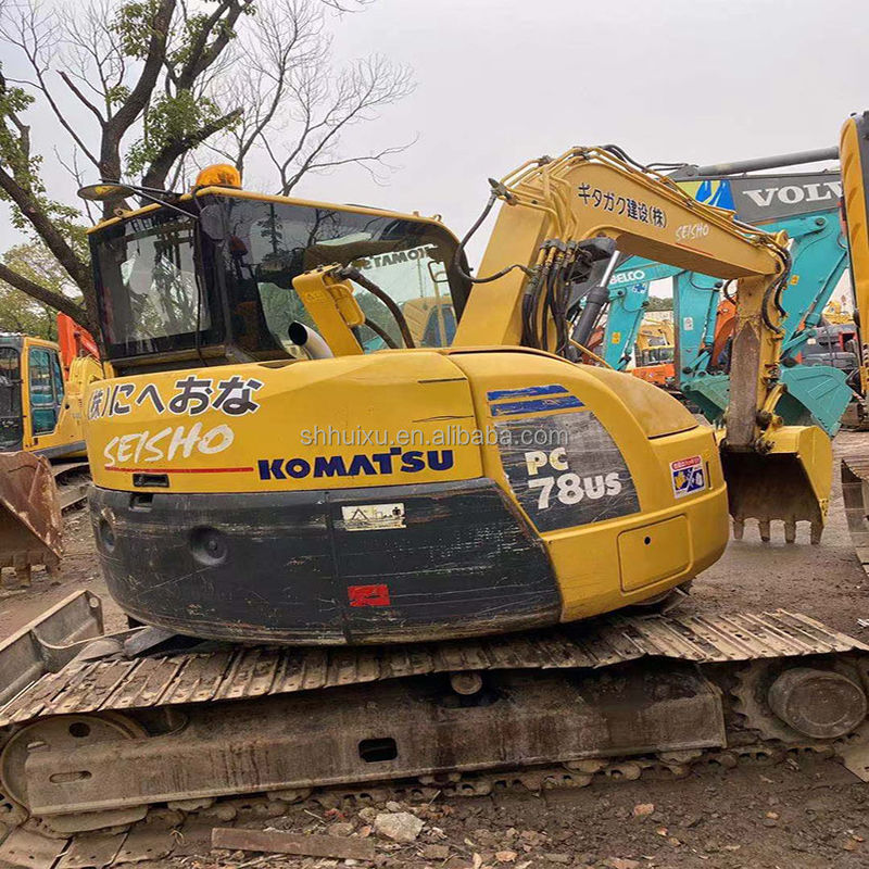 Used Komatsu PC78 Excavator / second hand excavator komatsu PC78 mini crawler digger good quality Komatsu Excavator
