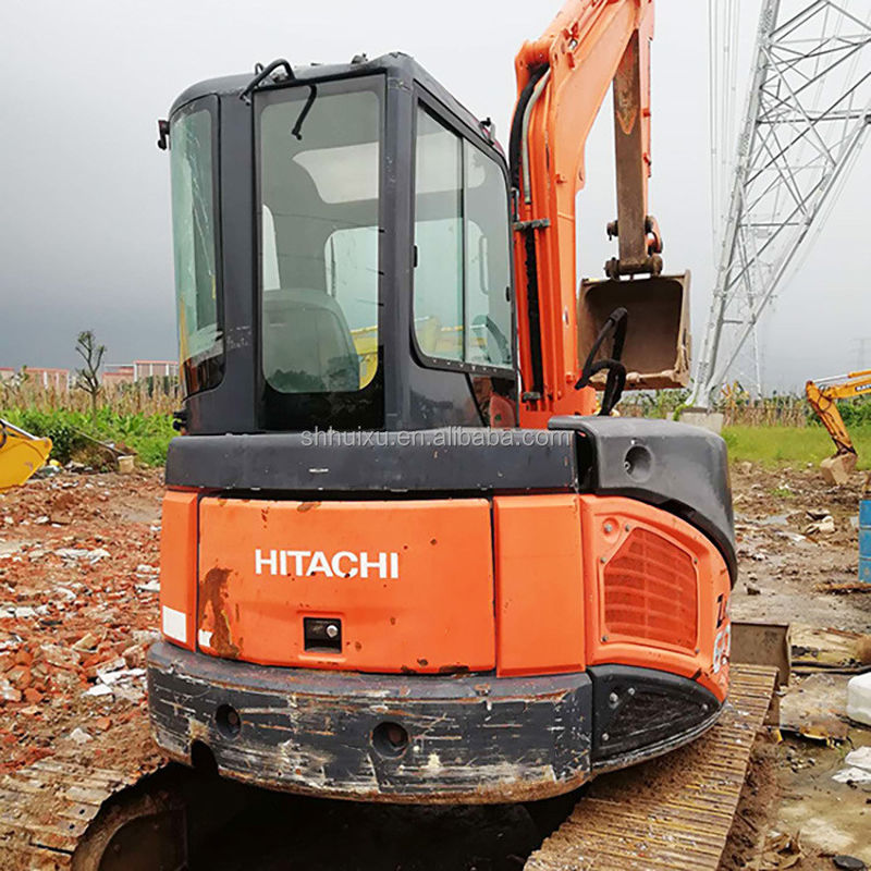 Hitachi in stock Used mini digger Japanese HITACHI 50 for sale/Second hand Small Crawler Excavator good condition HITACHI 50