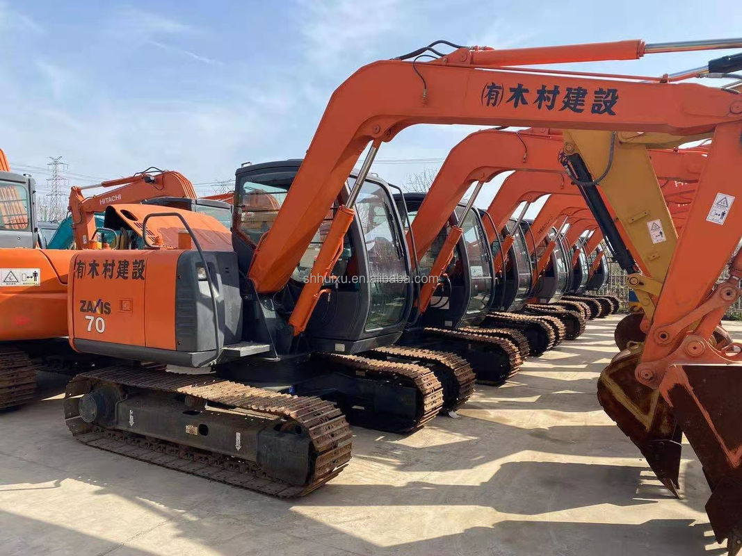 Hitachi in stock Used mini digger Japanese HITACHI 70 for sale/Second hand Small Crawler Excavator good condition HITACHI 70