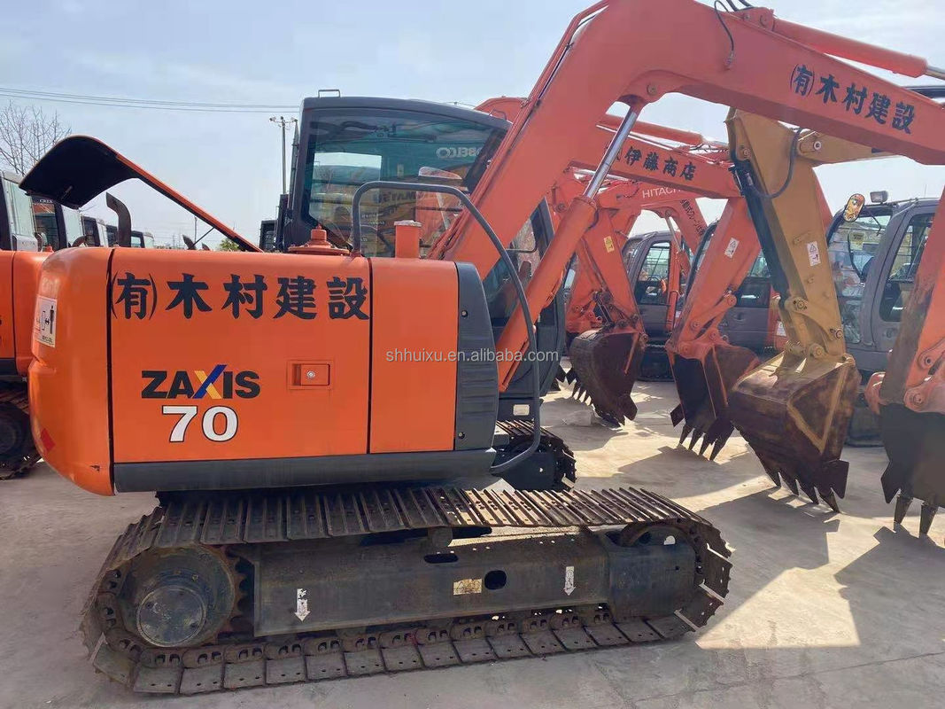 Hitachi in stock Used mini digger Japanese HITACHI 70 for sale/Second hand Small Crawler Excavator good condition HITACHI 70