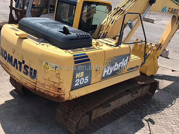 Komatsu Used Komatsu PC205 crawler excavator good quality second hand digging machine for sale Komatsu Excavator