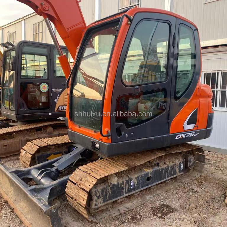 Korea origin used mini digger Doosan75 quality construction machine/Second hand hydraulic crawler excavator DOOSAN75 hot sale