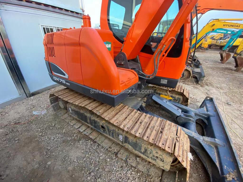 Korea origin used mini digger Doosan75 quality construction machine/Second hand hydraulic crawler excavator DOOSAN75 hot sale