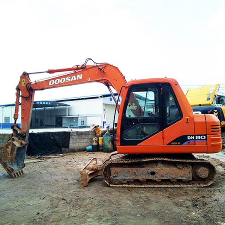 Second hand 8 ton doosan DX80 excavator Used 80 model mini project duty DX80 for sale