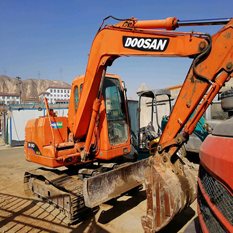 Second hand 8 ton doosan DX80 excavator Used 80 model mini project duty DX80 for sale