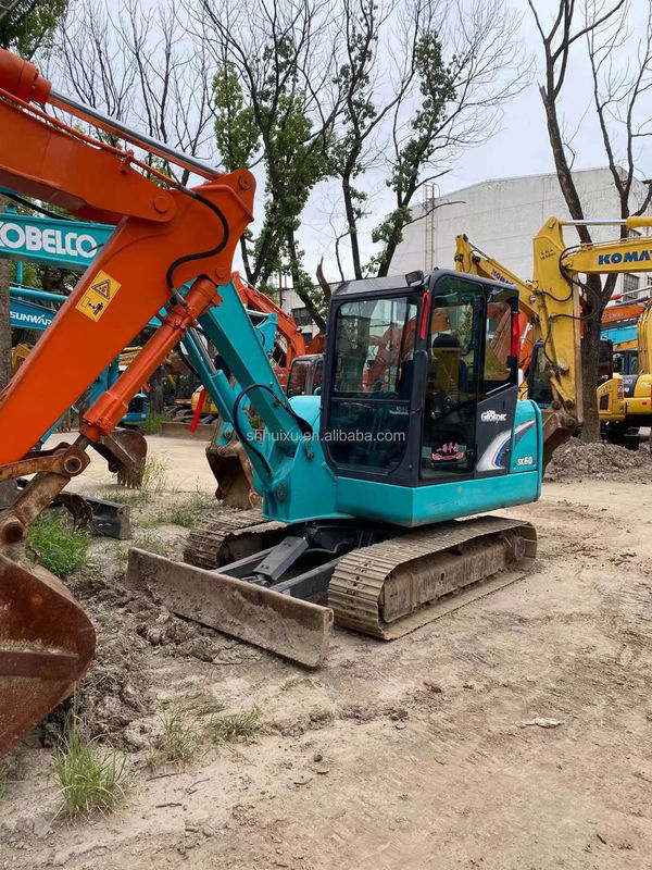 Kobelco SK200 Hydraulic crawler excavator Kobelco 60-8 second hand High quality/Used mini digger Cheap price