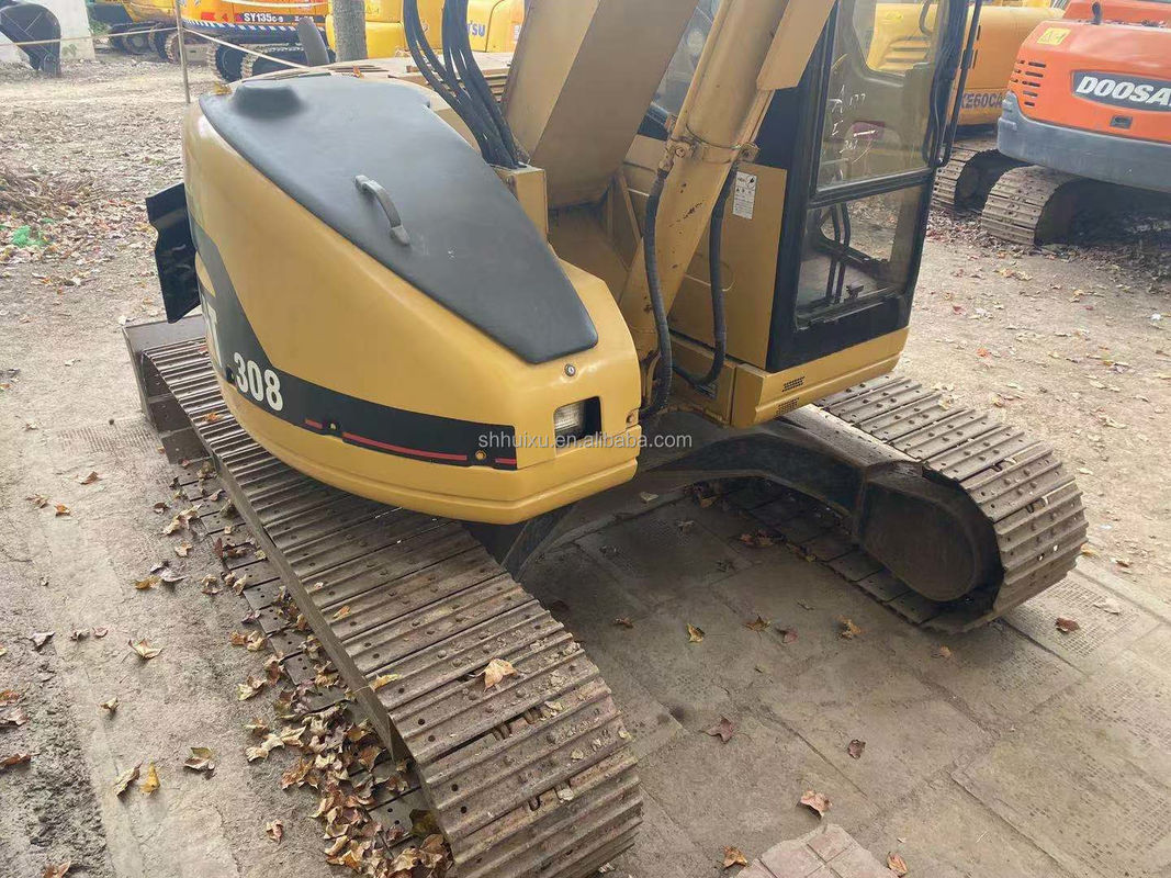 Used hydraulic mini digger CAT308 Second Hand good quality small crawler excavator CAT308 for sale