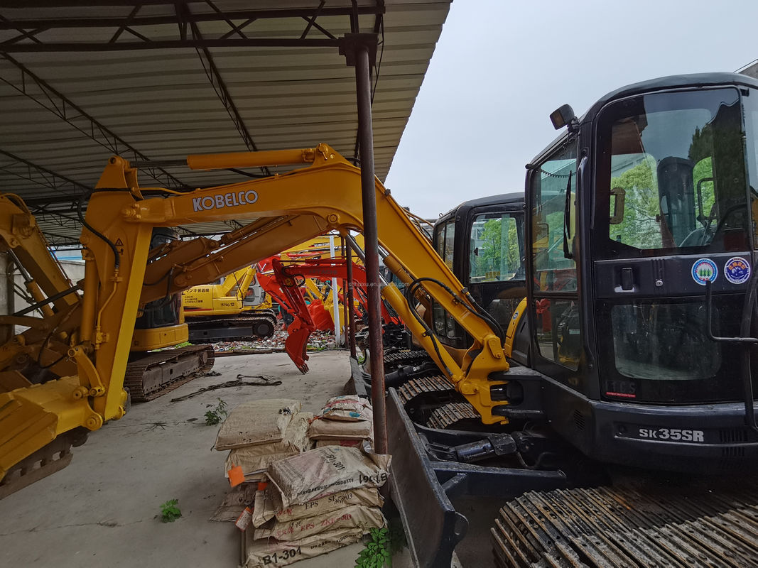 Kobelco SK200 Kobelco SK35SR second hand hydraulic crawler excavator Japan origin/Used mini digger Kobelco SK35SR  Nice quality Cheap price