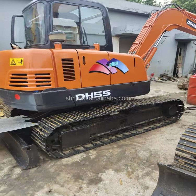 Doosan hot sale Mini excavator used doosan ex55 Second hand hydraulic crawler excavator DOOSAN DH55 Korea origin