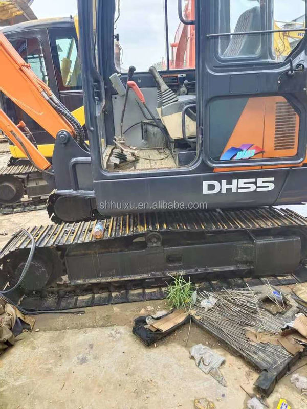 Doosan hot sale Mini excavator used doosan ex55 Second hand hydraulic crawler excavator DOOSAN DH55 Korea origin
