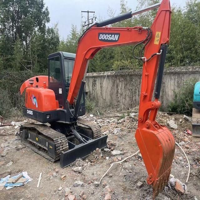 80%new used excavator Doosan 55 excavator Korea Second-hand used  excavator good price