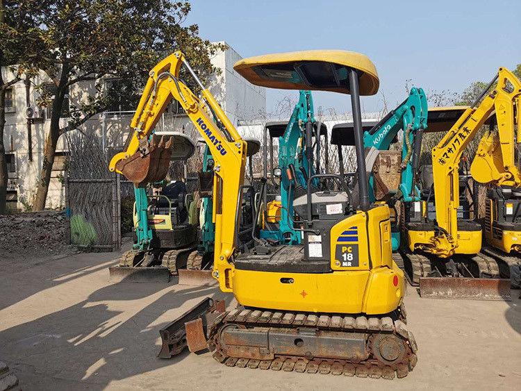 mini used komatsu pc18 excavator pc 18 1.8 ton digger pc18mr diesel engine japan good performance