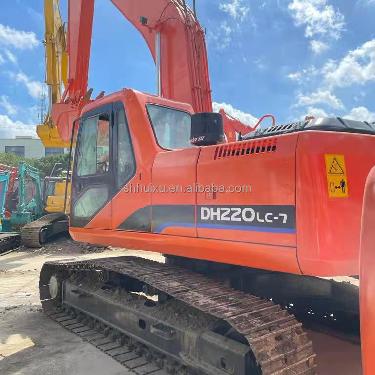 Doosan hot sale doosan dh220lc used excavator/Used digging machine Doosan DH220-7 Korea origin for sale