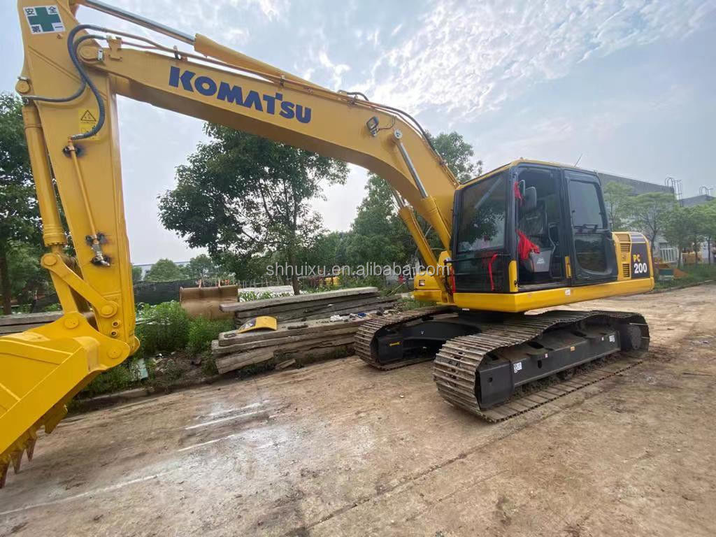 Komatsu Second hand hydraulic crawler excavator good quality Used digging machine Japan origin  used komatsu pc200-8 excavator Komatsu Excavator