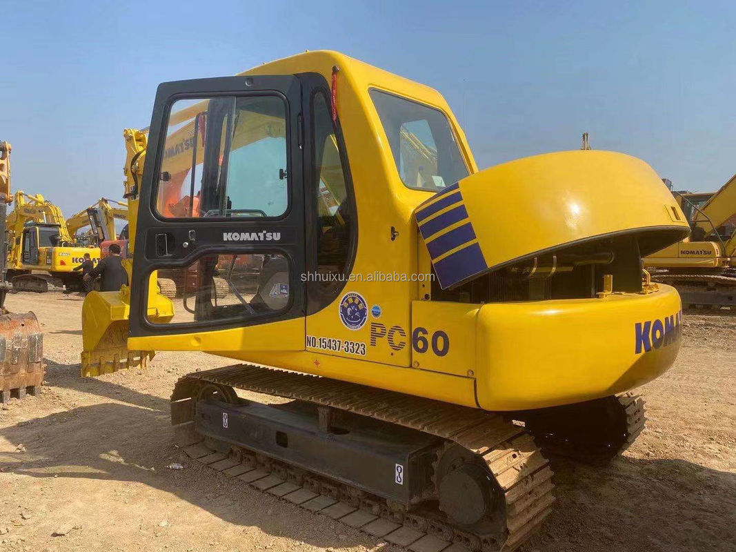 Komatsu PC60 hydraulic crawler excavator 6 ton high quality second hand excavator Japan origin cheap price Komatsu Excavator