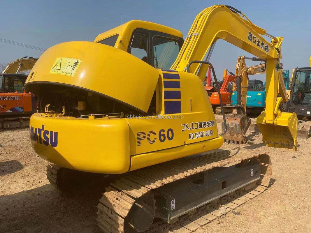 Komatsu PC60 hydraulic crawler excavator 6 ton high quality second hand excavator Japan origin cheap price Komatsu Excavator
