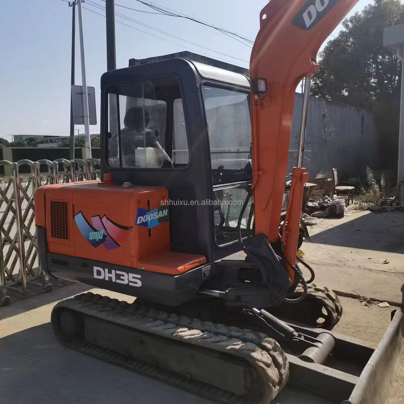 Doosan hot sale Used Original Doosan DH35 excavator,Doosan mini excavator with dozer blade,Doosan DH35 DH55 DH60 DH70 DH80 DX80 DX75 in stock