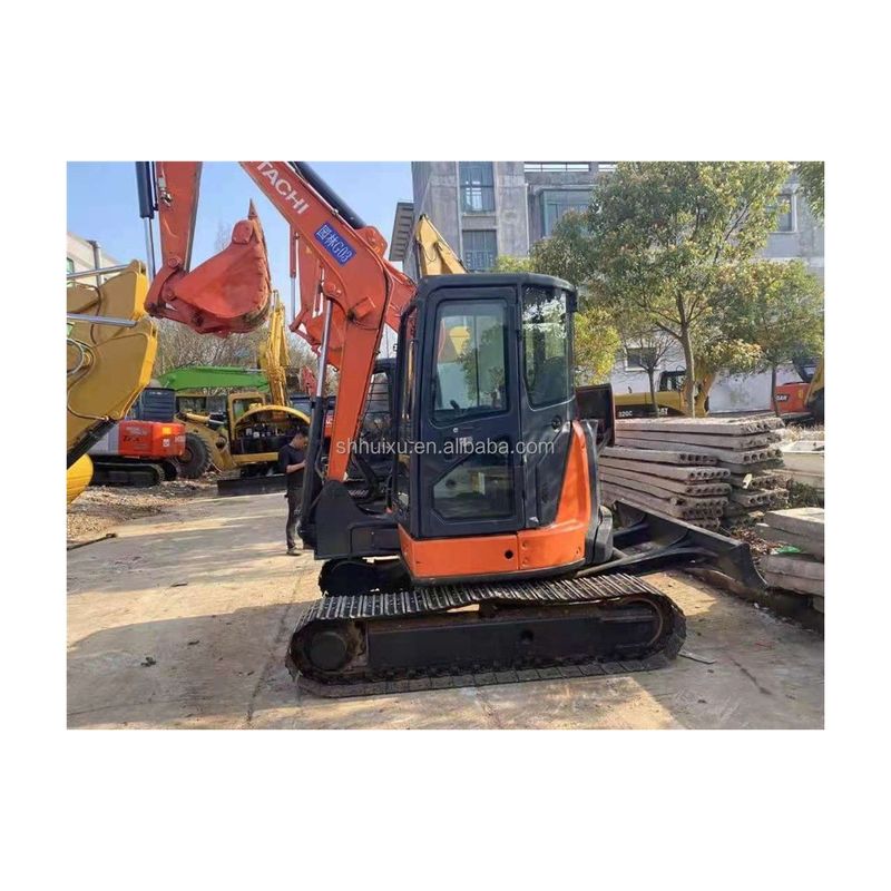 Hitachi in stock Cheap price used mini digger Japanese HITACHI 55/Second hand hydraulic Crawler Excavator good condition HITACHI 55