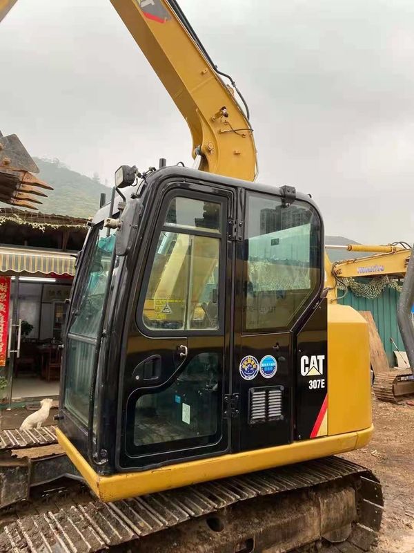 CAT307E second-hand excavator, perfect performance, fast action, low price, two years quality guarantee