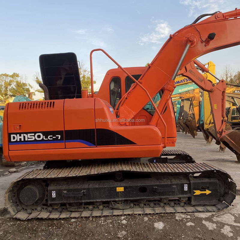 Doosan hot sale Used Secondhand good quality Doosan excavator DH150 Lc-7 Ready to work 15ton Doosan Dh150 Excavator for hot sale