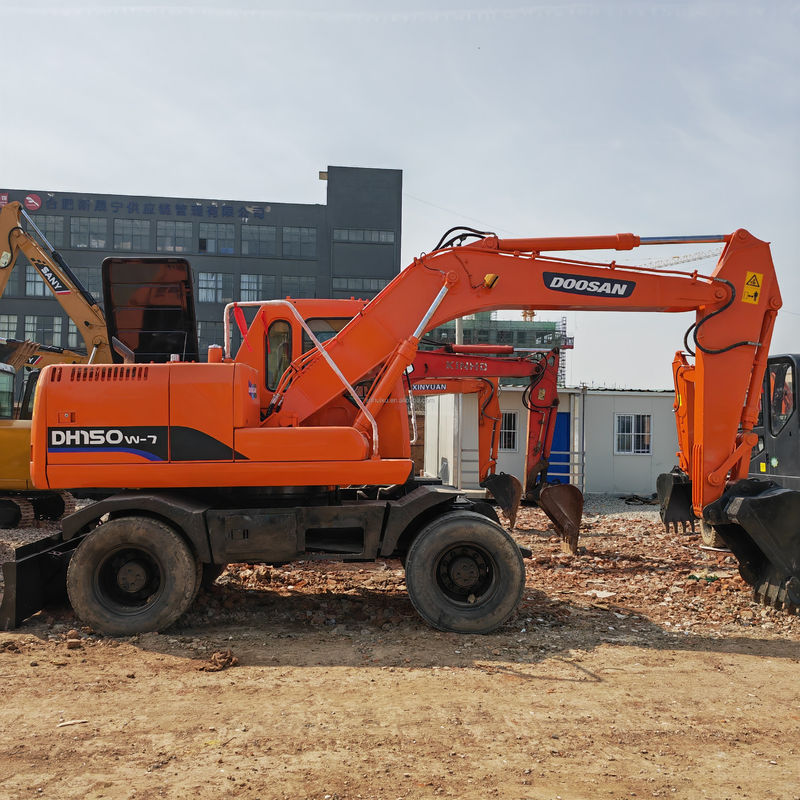 Doosan hot sale New Good sales of second-hand Doosan DH150wheeled excavators, 90 new/Used excavator Doosan