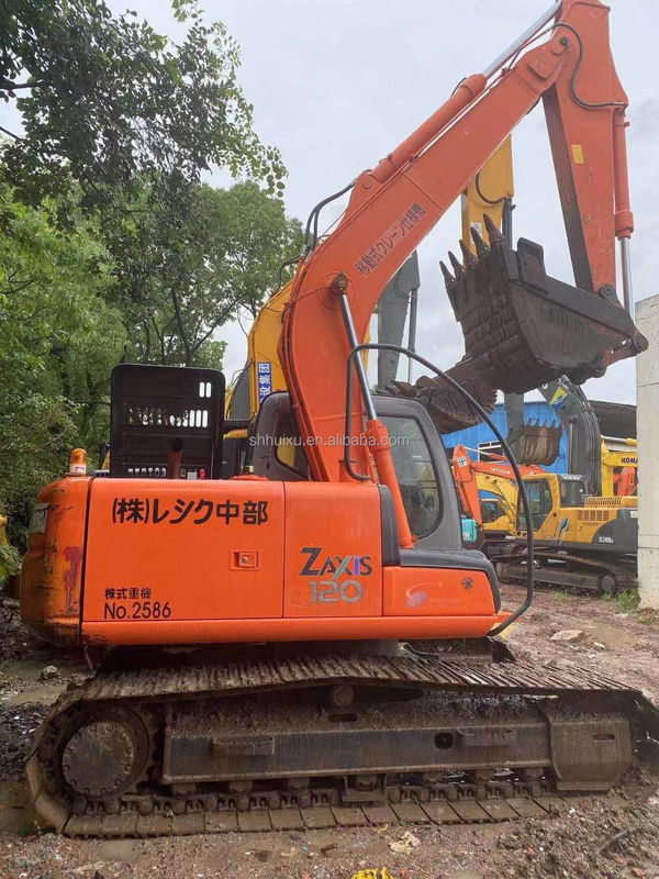 Hitachi  hot sale Used digging machine Japanese HITACHI 120 for sale Second hand hydraulic Crawler Excavator good condition