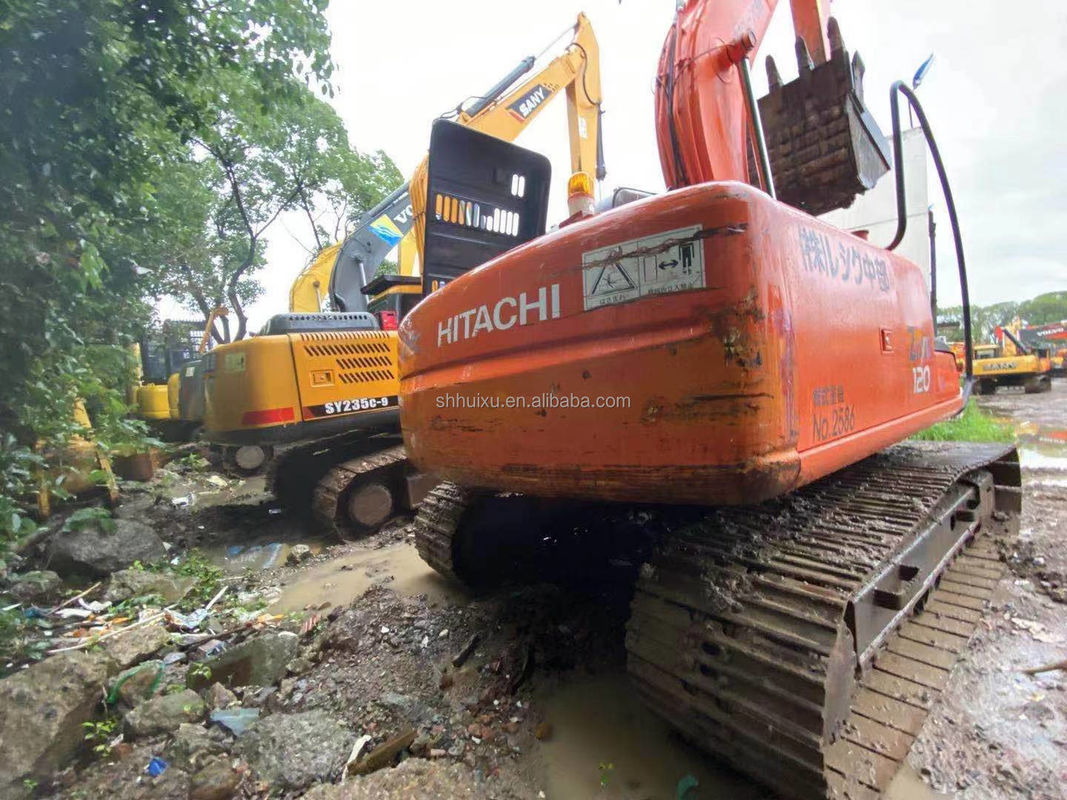 Hitachi  hot sale Used digging machine Japanese HITACHI 120 for sale Second hand hydraulic Crawler Excavator good condition