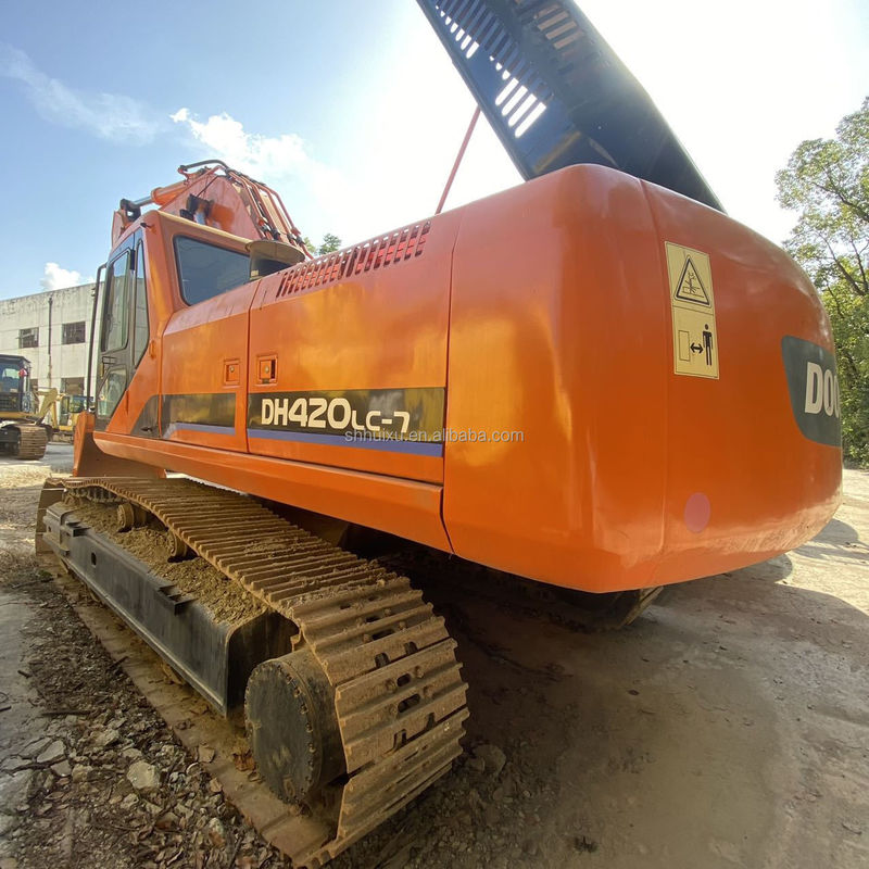 Doosan hot sale earth moving equipment used doosan dh420lc-7 excavator dh420 42ton large mining excavator dh420lc