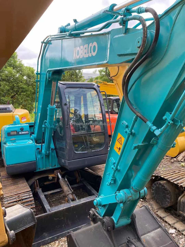 Micro mini excavator Kobelco 75 second hand small digger used machinery 7.5 ton excavadora usa China garden excavator