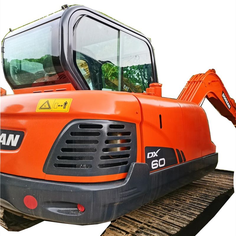 Doosan hot sale Good sales Used excavator Doosan DX60W wheeled excavators machine