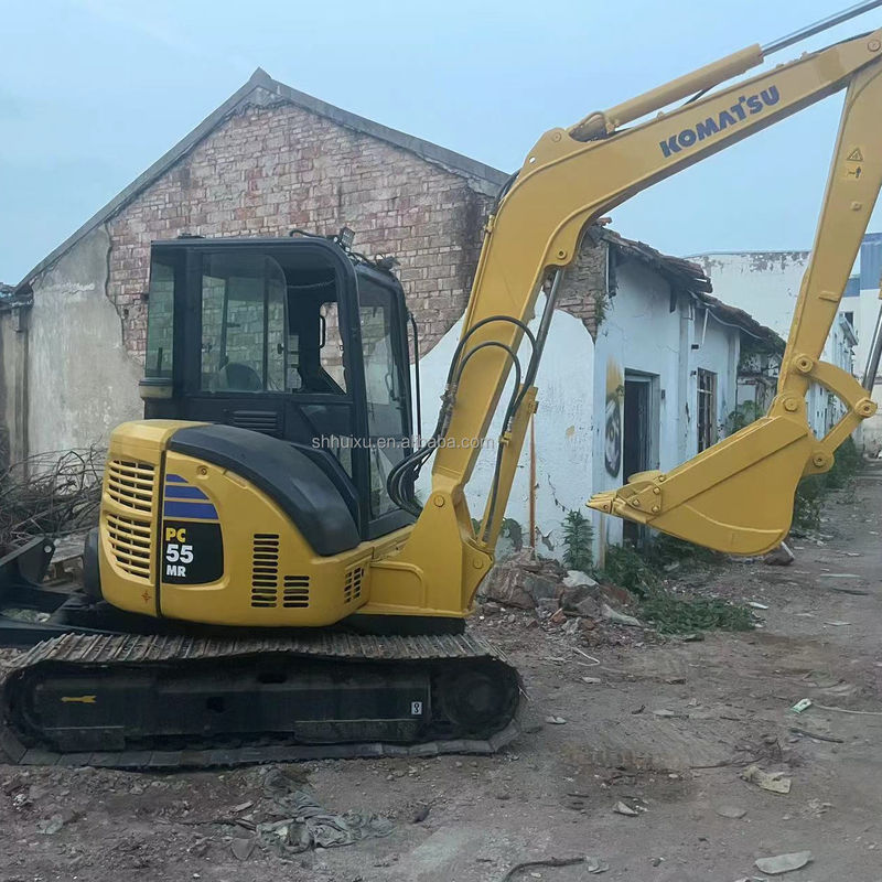 High quality KOMATSU PC55MR second hand hydraulic crawler excavator Japan origin/Used mini digger KOMATSU PC55MR Cheap price