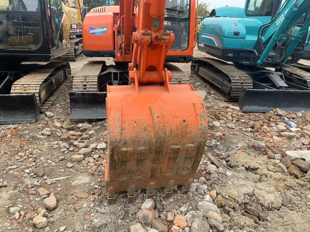 Good performance excavator Doosan DX75 small digger used machinery 6 tons excav sale for mini the excav best