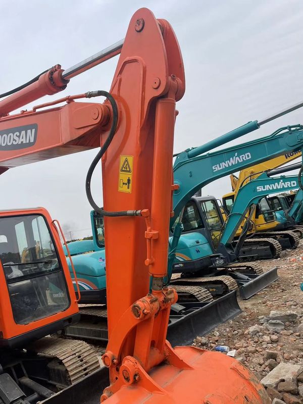 Used machinery Doosan DX75 small digger used rubber track mini excavators excav hand
