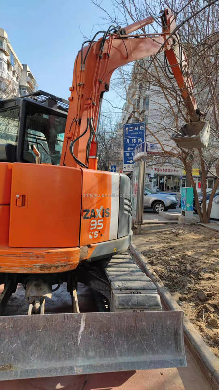 Hitachi  hot sale Used mini digger Hitachi ZX75 cheap price Nice quality Second hand hydraulic crawler excavator