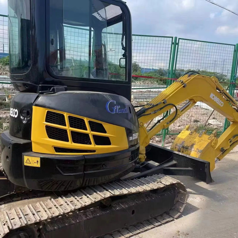 Yellow Color Original Paint Used Kobelco 35sr Second Hand Mini Excavator