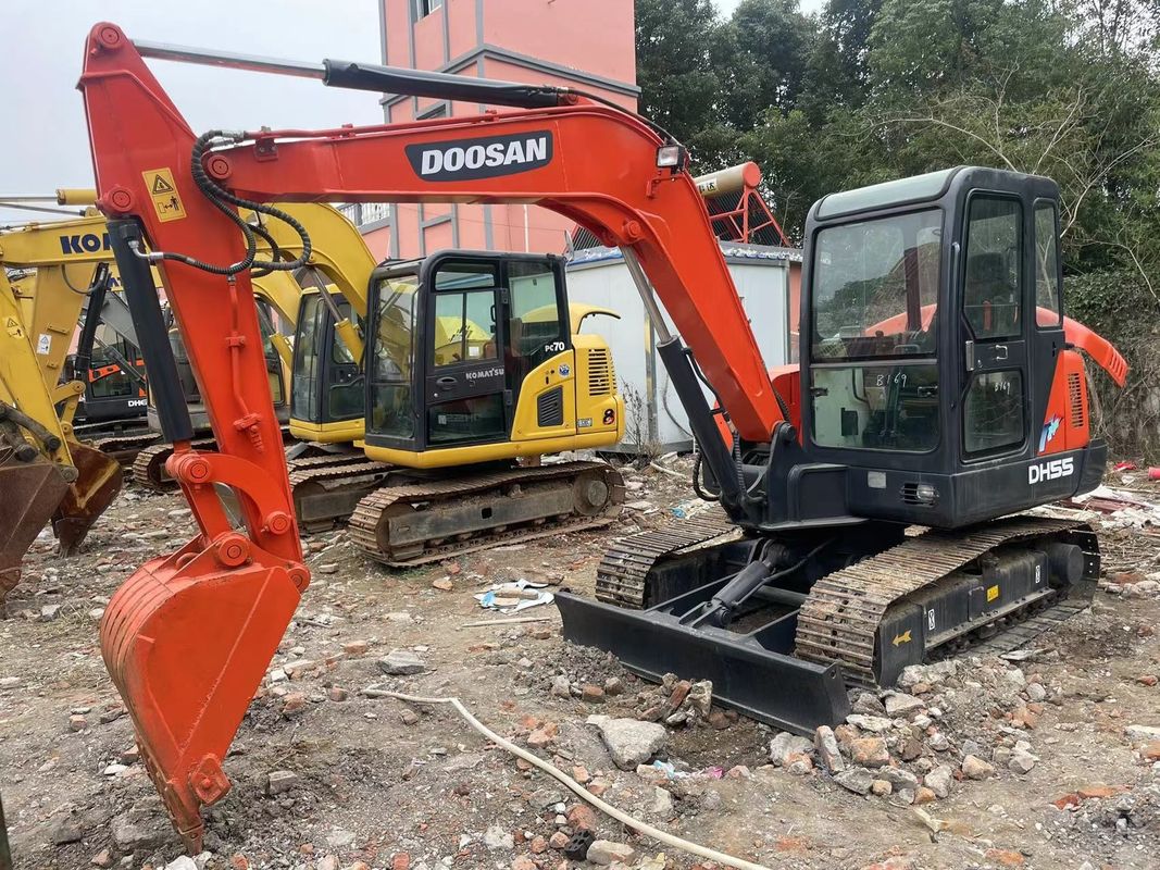 mini used crawler digging machine doosan dx55/secodn hand high quality excavator doosan dx55