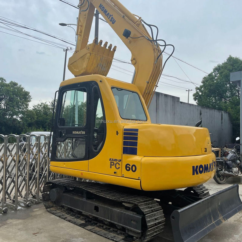 Crawler excavator Komatsu PC60 6 ton used hydraulic high quality/Second hand mini digger Komatsu PC60 Japan origin cheap price Komatsu Excavator