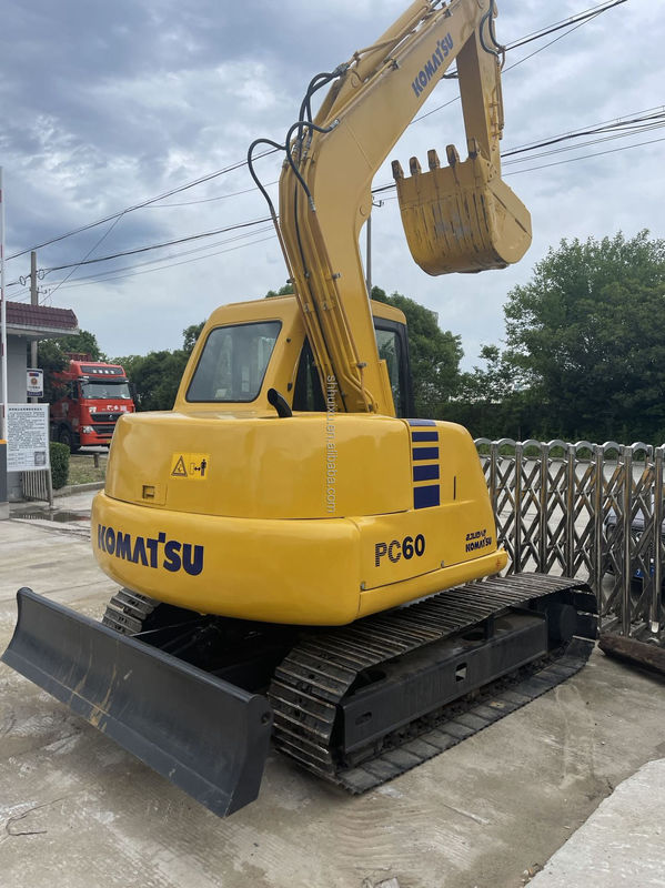 Crawler excavator Komatsu PC60 6 ton used hydraulic high quality/Second hand mini digger Komatsu PC60 Japan origin cheap price Komatsu Excavator
