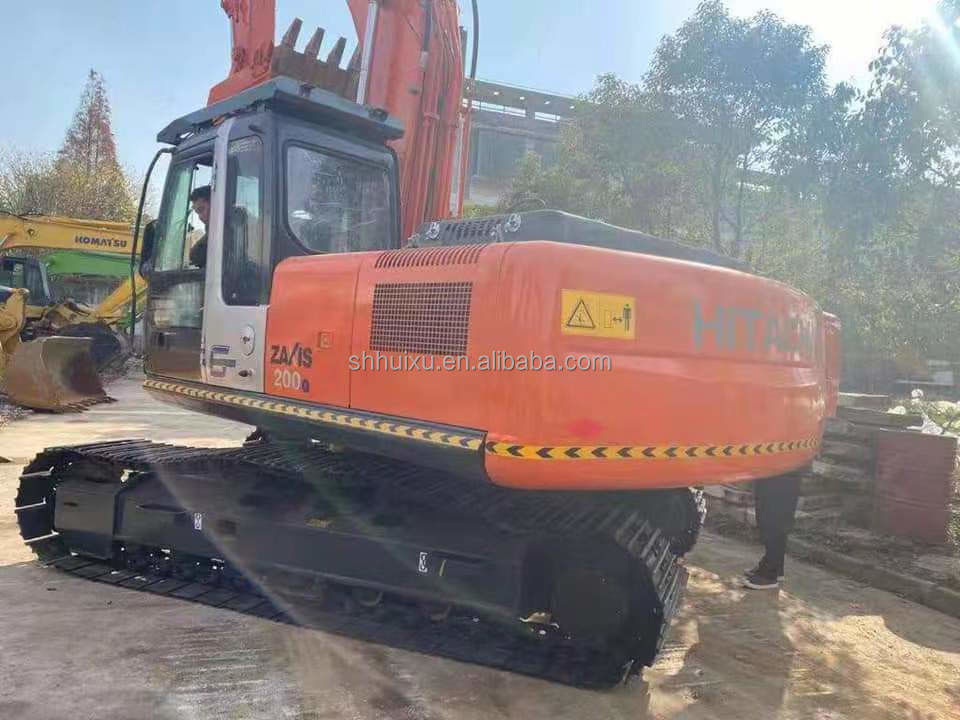 Hitachi in stock Good condition Hitachi ZX200-5 second hand Hydraulic crawler excavator/Used digging machine Hitachi ZX200-5 Cheap price