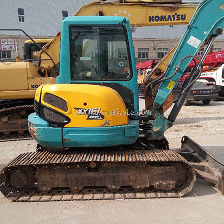 Japan quality used excavator Kubota 161 small 6.1 ton mini second hand crawler excavator